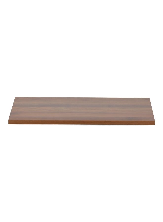 Micasa Modern Designed Rectangular Wall Mounted Wooden Floating Shelf Walnut 90 x 30 cm 15484 - Image 1
